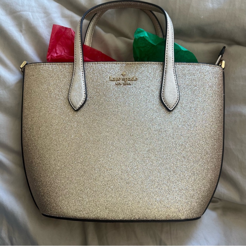 NWT! Kate Spade Glimmer Satchel Crossbody Bag - Picture 8 of 12
